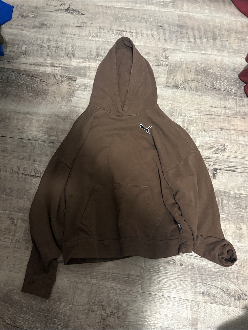 Kids brown hooded sweatshirt
